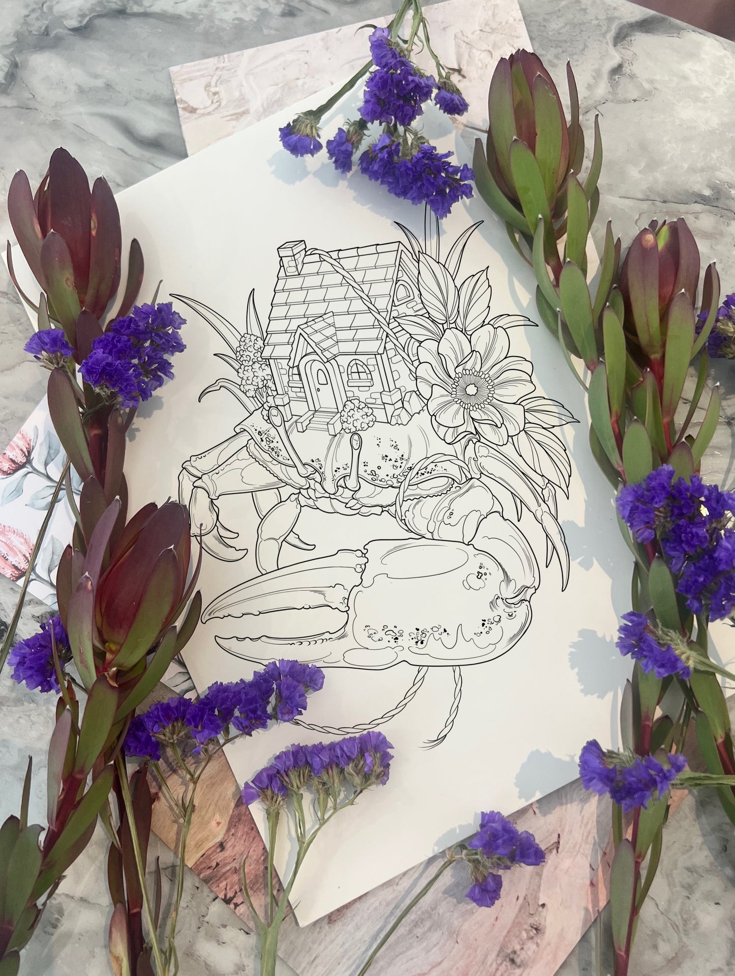 (Cottage) pre-drawn design