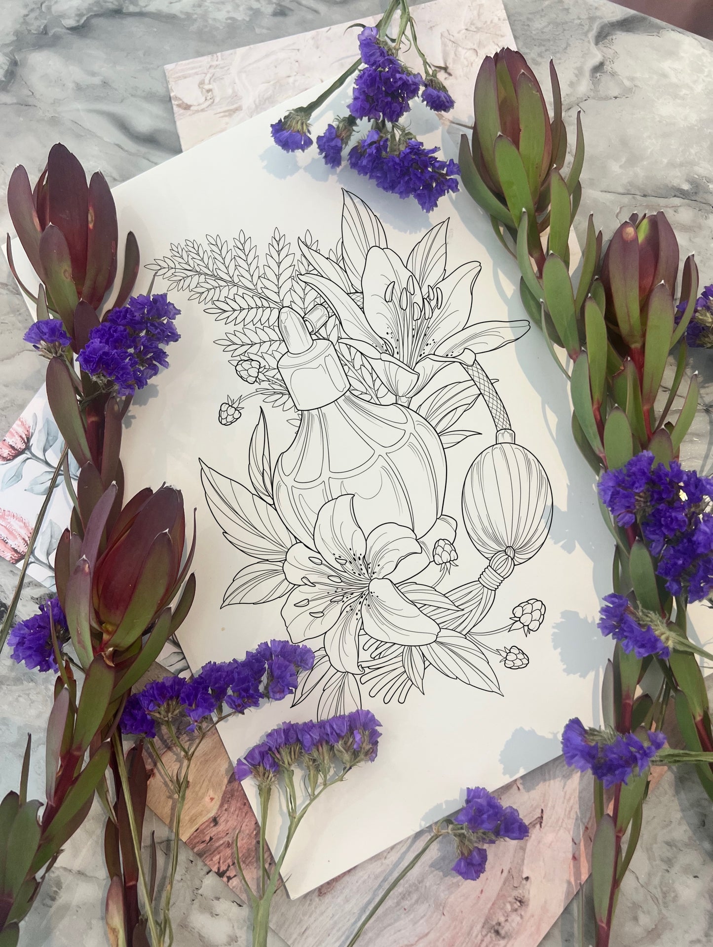 (Perfume) pre-drawn design