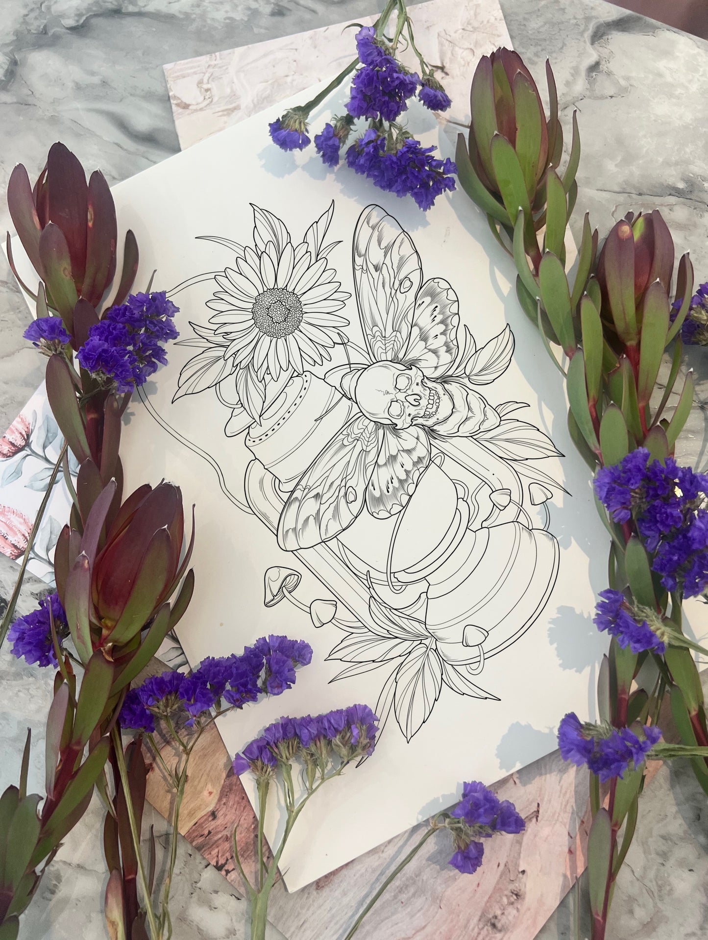 (Lantern) pre-drawn design