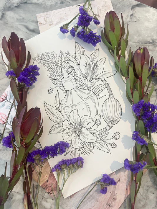 (Perfume) pre-drawn design
