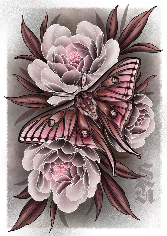 “Moon Moth” print